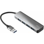 Trust Halyx Aluminium 4-Port USB 3.2 Hub 23327 – Zboží Mobilmania
