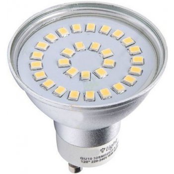 LEDLUX LED žárovka SMD 2835 GU10 6W 500L studená bílá