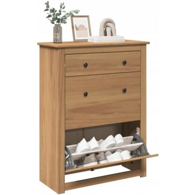 VidaXL Panama 80x35x105 cm masivní borovicové dřevo – Zboží Dáma