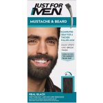 Just For Men Hair Mustache And Beard M-55 REAL BLACK černá – Zboží Dáma
