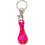 Přívěsek na klíče Žeton do nákupního vozíku RŮŽOVÝ NEON Výřez Plný bez výřezu – Sleviste.cz