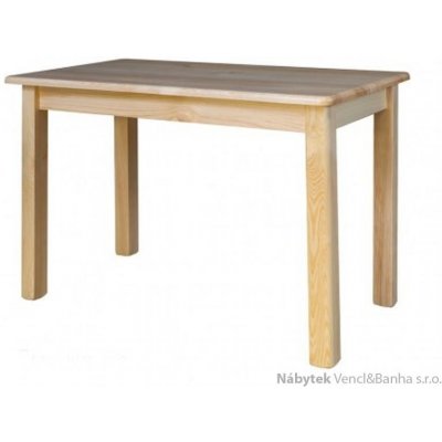 Drewmax dřevěný jídelní stůl z masivního dřeva borovice ST104 pacyg – Zboží Mobilmania