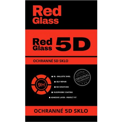 Red Glass tvrzené sklo Samsung A17 5D černé 142943 – Zboží Živě