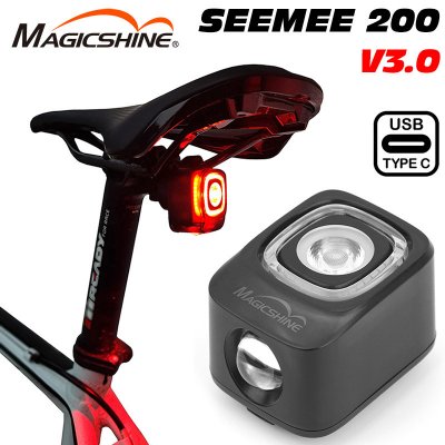 Magicshine Seemee 200 V3.0 zadní černé – Zboží Dáma