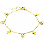 BRUNOshop Řetízek na nohu s kamínky S3789 – Zbozi.Blesk.cz