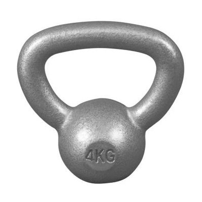 Gorilla Sports Kettlebell litinová 4 kg – Zboží Mobilmania