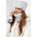 Fashionweek dámská čepice a šála cashmere touch S2204 světle šedý – Hledejceny.cz