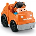 Fisher-Price Little People mini auto Recycle truck oranžový Y5960 – Zboží Dáma