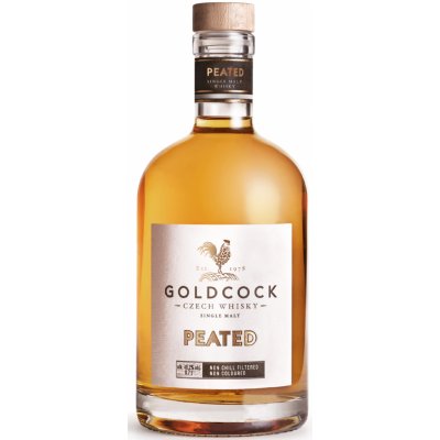 GoldCock Peated 45% 0,7 l (holá láhev) – Zboží Mobilmania