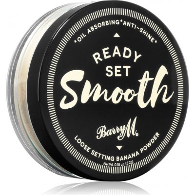 Barry M Ready Set Smooth matující sypký pudr Banana 5,2 g – Zbozi.Blesk.cz