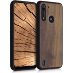 Pouzdro Kwmobile Dřevěné Motorola Moto G8 Power Lite tmavě hnědé – Hledejceny.cz