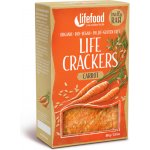 LifeFood Life Crackers Mrkvánky RAW BIO 80 g – Sleviste.cz