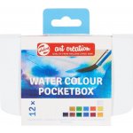 Royal Talens Art Creation akvarelové barvy POCKETBOX 12 půlpánviček – Hledejceny.cz