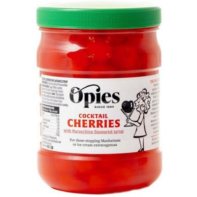 Opies Koktejlové třešně Red Maraschino 1150 g – Sleviste.cz