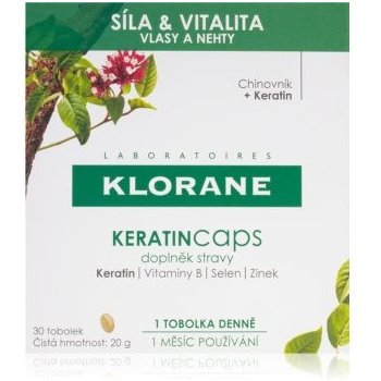 Klorane Keratincaps Vlasy a nehty 30 kapslí