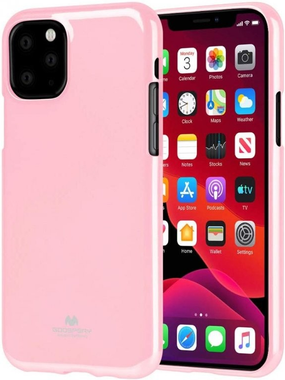 Pouzdro Jelly Case Mercury Apple iPhone XS Max růžový