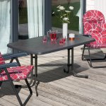 Patio Pizarra Zahradní stůl 150 x 90 cm 59915 – Hledejceny.cz