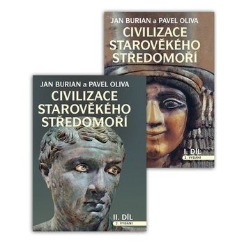 Komplet-Civilizace starověkého Středomoří I, II - Pavel Oliva, Jan Burian