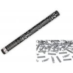 vystřelovací konfety stříbrné 60cm – Zboží Dáma