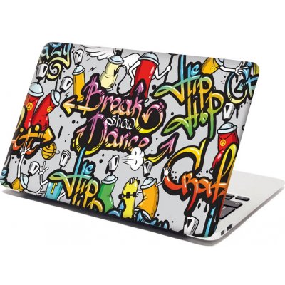 Sablio Samolepka na notebook Graffiti - 29x20 cm – Zboží Živě
