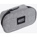 Meatfly Pouzdro XL Pencil Case Grey Heather – Zboží Mobilmania