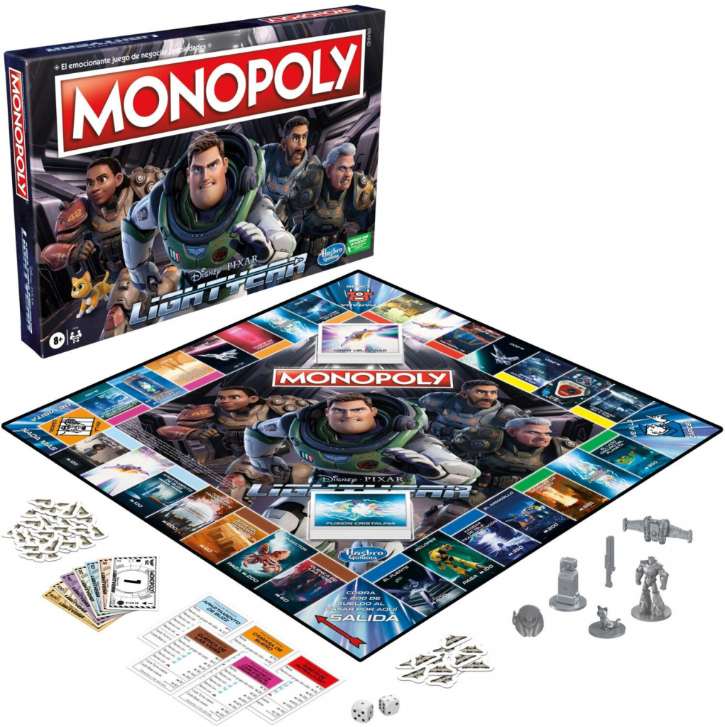 Hasbro Gaming Monopoly Disney Pixar Lightyear Edition EN