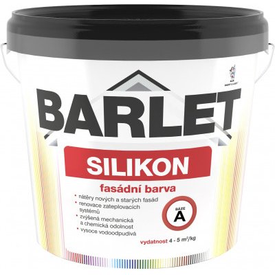 BARLET silikon fasádní barva bílá báze A, 5 kg – Hledejceny.cz