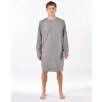 Gina pánské košile noční pánská dlouhý rukáv, šité, s potiskem Pyžama 2025 79203P šedá peprmint – Sleviste.cz