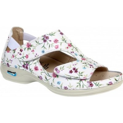 Nursing Care PRAGA sandál s květy WG35F33 – Zboží Mobilmania