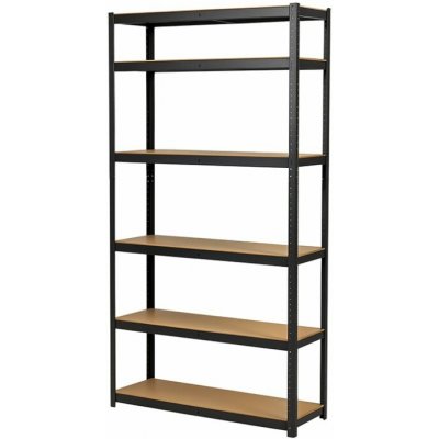 Vyprodej-Regalu.cz Regál 2400 x 1200 x 400 mm 6 polic černý – Hledejceny.cz