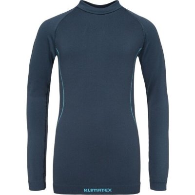 Klimatex CHIKO SEAMLES Dětské bezešvé termo triko tmavě modrá – Sleviste.cz