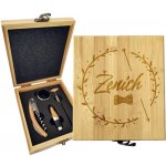 Sablio Dárková sada na víno Ženich motýlek: 147×168×49 mm – Hledejceny.cz