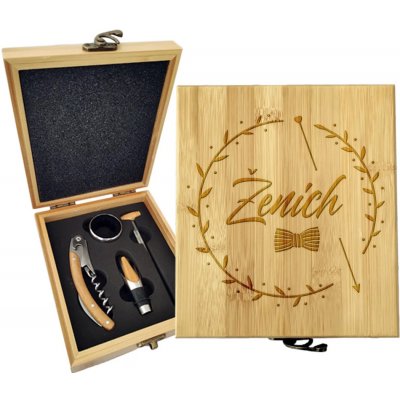 Sablio Dárková sada na víno Ženich motýlek: 147×168×49 mm – Hledejceny.cz
