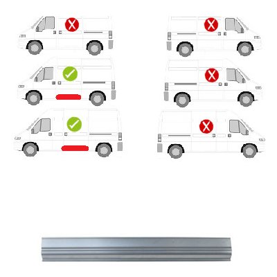 Bočnice levá CITROËN JUMPER (230),01.02-08.06, CITROËN JUMPER (244) , 06.94-12.01, FIAT DUCATO (230), 03.94-04.02, FIAT DUCATO (244), 04.02-09.06, PEUGEOT BOXER (230), 06.94-04.02, PEUGEOT BOXER (244) – Sleviste.cz