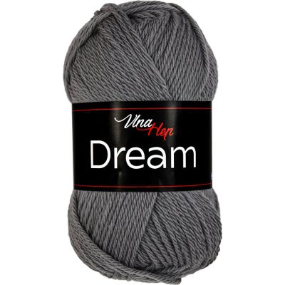Vlna Hep pletací příze DREAM 6404 světle šedá, 100% merino vlna, jednobarevná, 50g/125m – Hledejceny.cz