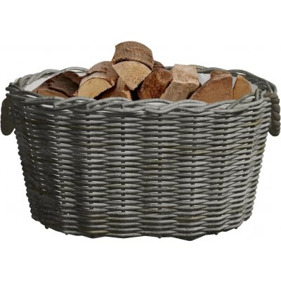 zahrada-XL Koš na dřevo s držadly 60 x 40 x 28 cm šedá vrba – Zboží Dáma zahrada-XL Koš na dřevo s držadly 60 x 40 x 28 cm šedá vrba – Zboží Dáma