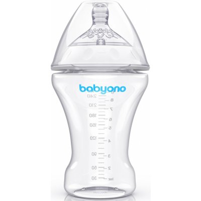 Baby Ono antikoliková láhev transparentní 260 ml