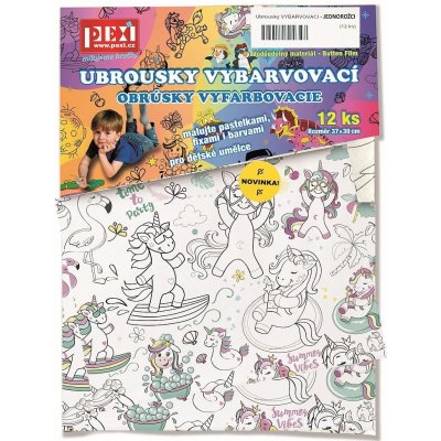 Pexi Vybarvovací ubrousky Jednorožci – Hledejceny.cz