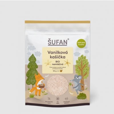 Šufan Vanilková kašička Bio nemléčná 180 g – Zboží Dáma