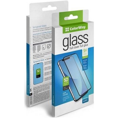 COLORWAY ochranné sklo Glass 9H FC glue / Apple iPhone 16 Plus/ black CW-GSFGAI16PL-BK – Zboží Živě