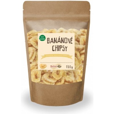 Božskéoříšky Banánové chipsy 200 g