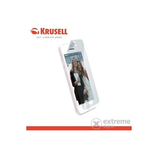 Ochranná fólie pro mobilní telefon Krusell Screen Protector , čistící hadřík ekologicky šetrných materiálů Apple iPhone 5C zařízení , (20176)