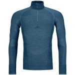 Ortovox funkční tričko 230 Competition Zip Neck petrol blue – Zboží Dáma