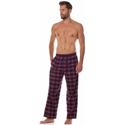 Ben pánské pyžamové kalhoty flanel červeno modré – Zboží Dáma