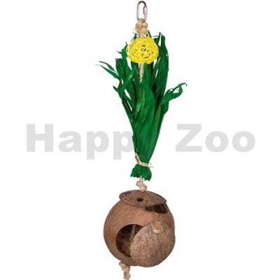 Nobby aktivní hračka kokosový dům s kukuřičnými listy 43x11,5cm – Zboží Mobilmania