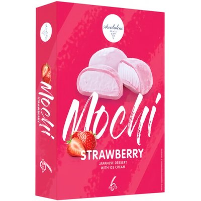 Arcobaleno Mochi s jahodovou zmrzlinou 6 x 35 g – Zboží Dáma