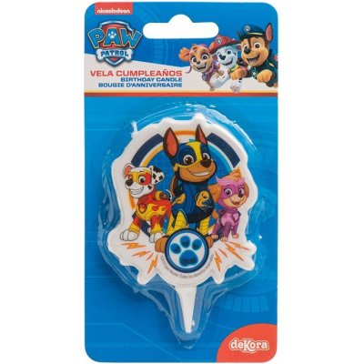 Dekora dortová svíčka PAW patrola tlapka – Hledejceny.cz