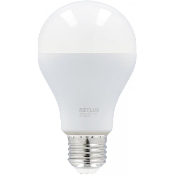 Žárovka RETLUX LED žárovka RLL 324, 20W, E27, studená bílá