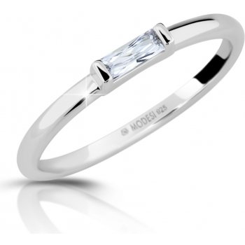 Modesi stříbrný prsten se zirkonem M01012