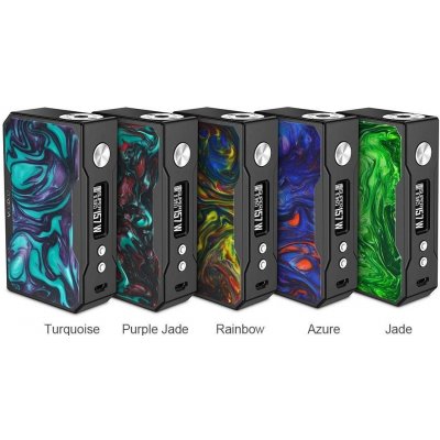 VooPoo DRAG 157W TC Box mód Black-Resin Rainbow – Zbozi.Blesk.cz